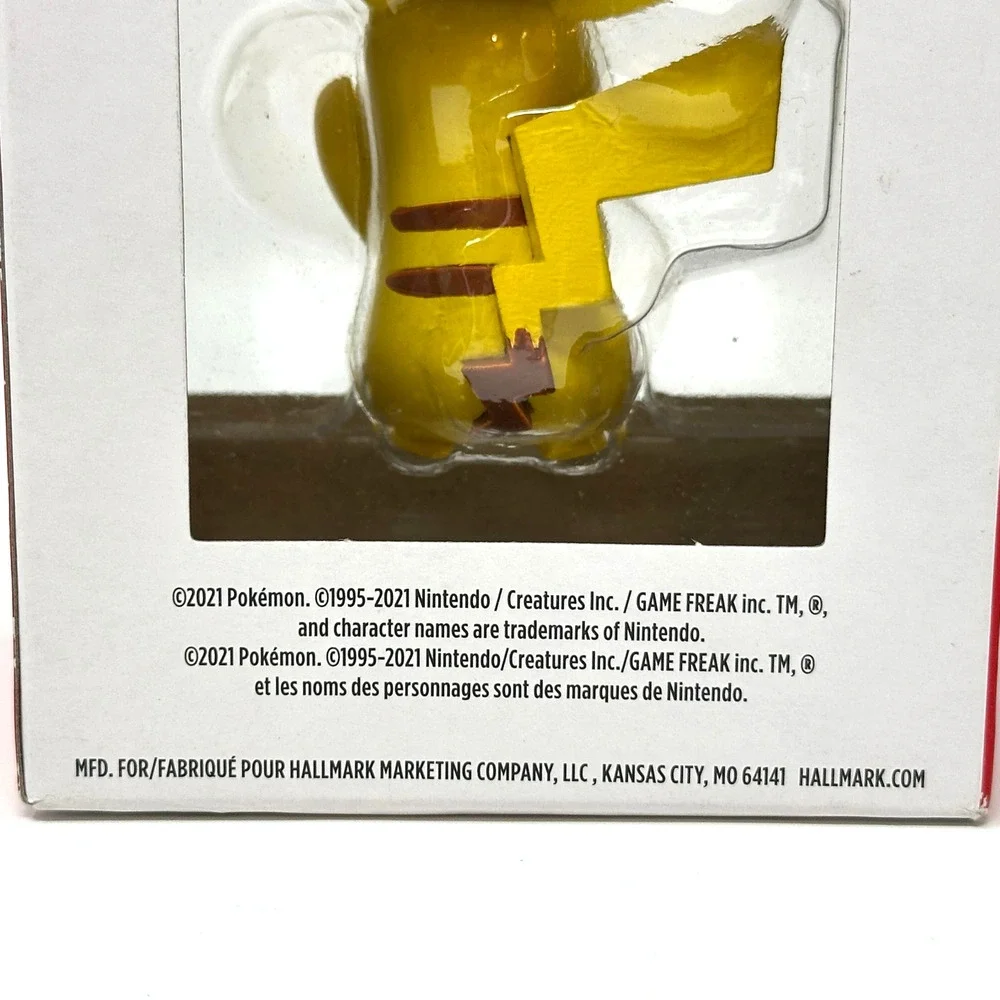 Hallmark Pokémon Pikachu Christmas Tree Ornament 2HCM9101 2021 Hallmark Holidays